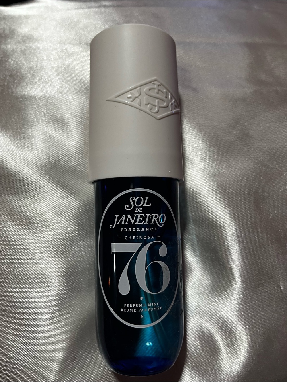 Sol de Janeiro Cheirosa '76 Perfume Mist — Deep Blue Bottle with Cream Cap
